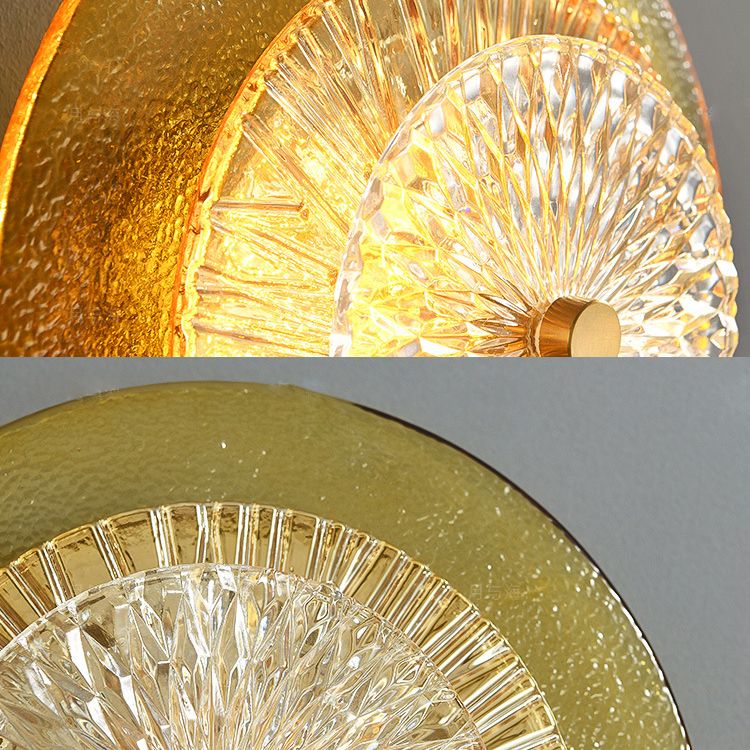 Accensione della parete di vetro postmoderna Vintage Vintage Vintage Postmodern per camera da letto