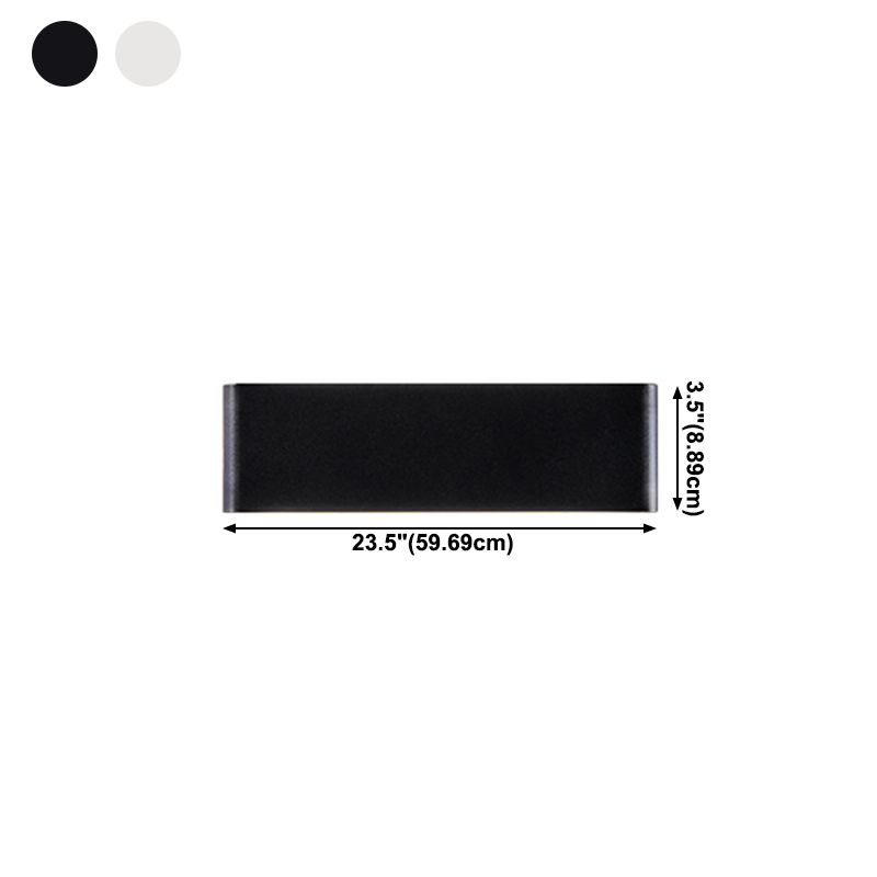 Metal Square Wall Lighting Modern 1 Light Wall Mounted Light Fixture