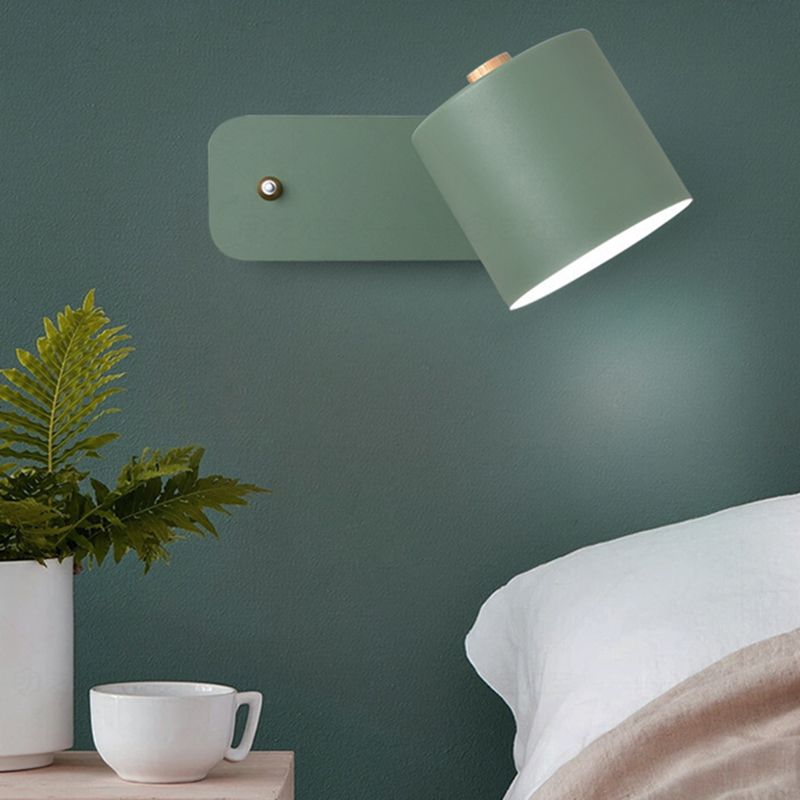 1-Licht-Halbzylinderwandbeleuchtung moderner Metallwandmontage-Leuchte mit Metallwand