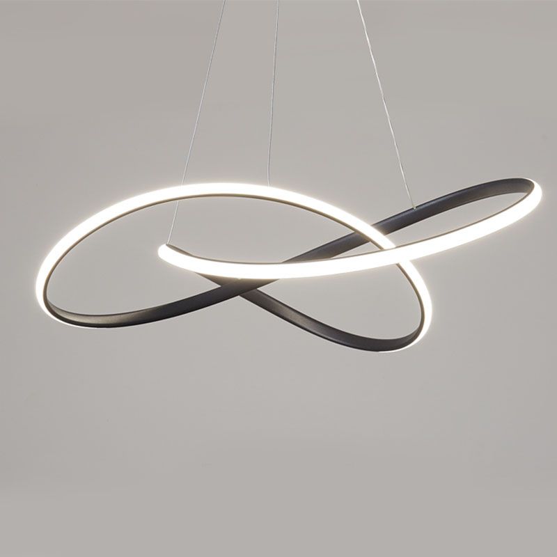 Moderner einfacher charakteristischer Stil LED Hängende Kronleuchterlicht für Esszimmerbars