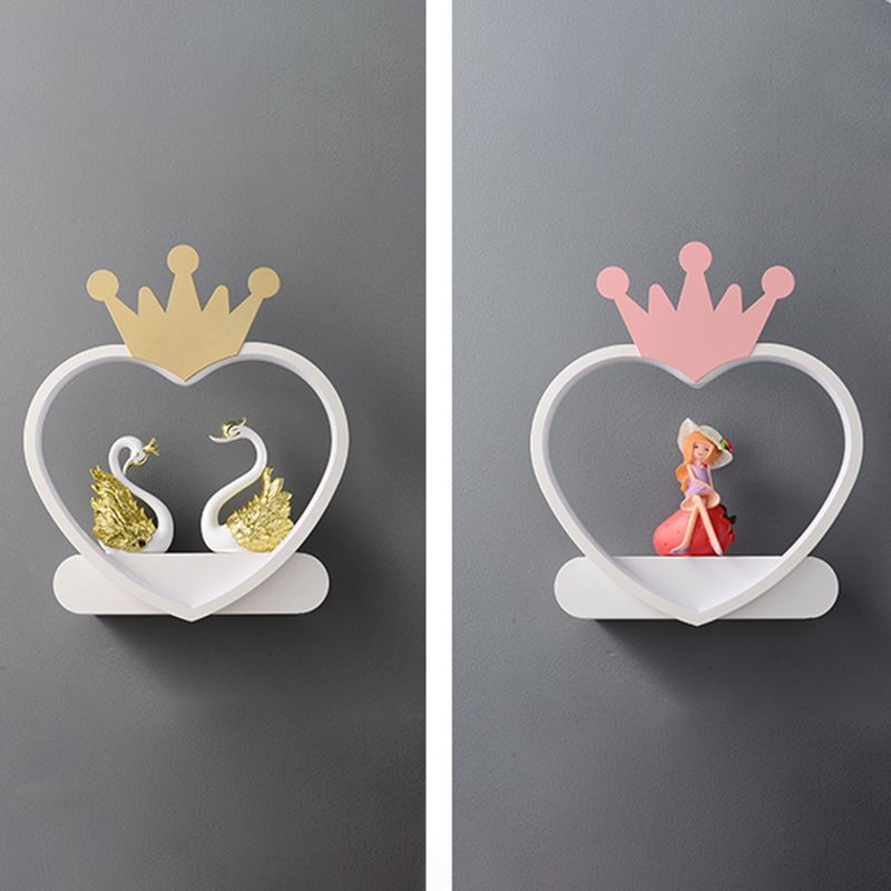 Nordic Style Heart Wall Mount Lighting Acrylic Wall Mounted Light Fixture for Bedroom