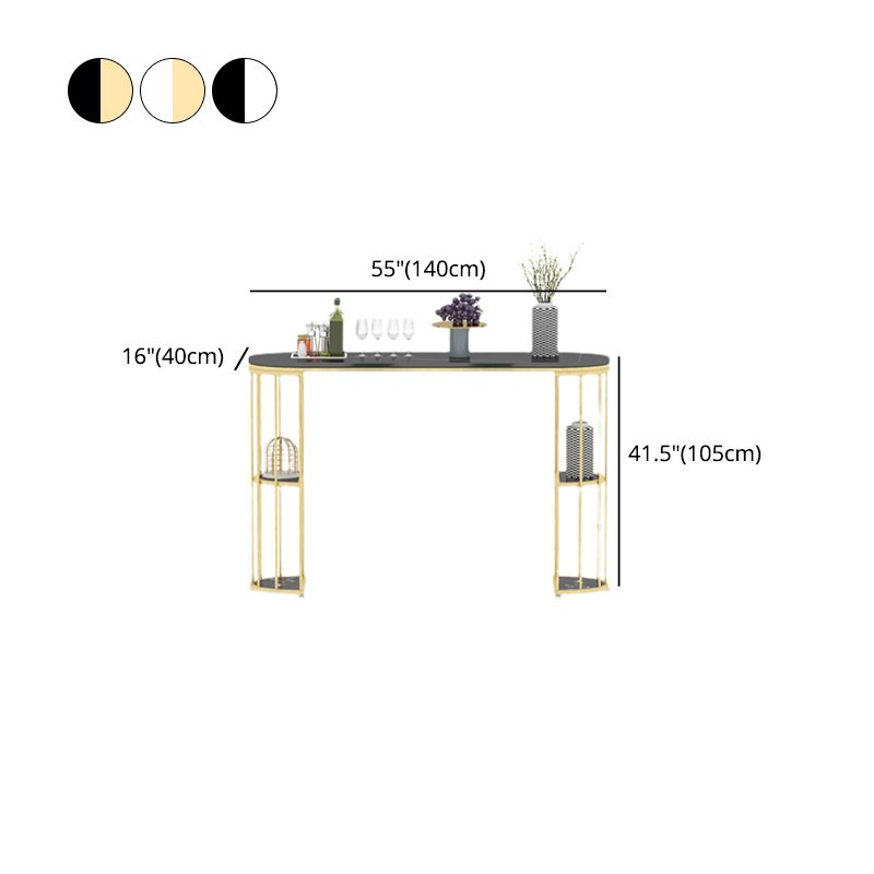 Contemporary Storage Bistro Accent Dining Table Indoor Double Pedestal Patio Bar Table