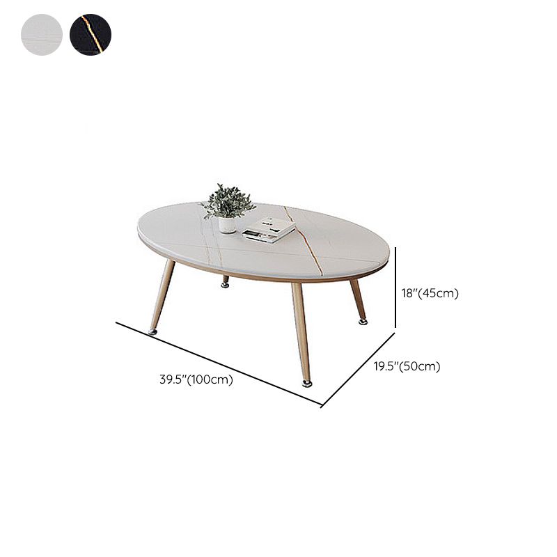 Luxurious Slate Coffee Table 1 Single Cocktail Table with Storage