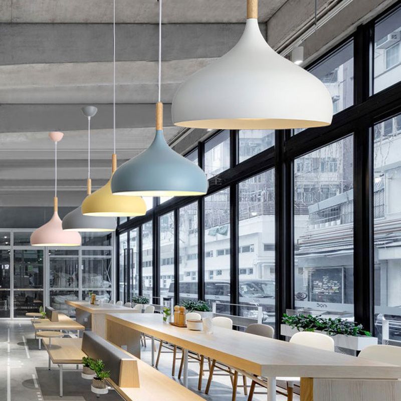 Metal Bowl Pendant Ceiling Light Simplicity Pendant Light Fixture for Dinning Room