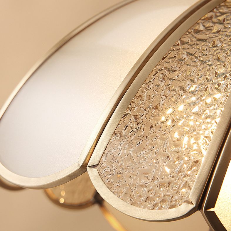 Glass Dome Semi Flush Plafond Light traditionnel Asle Plafond semi-clush