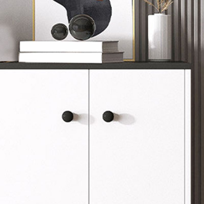 Contemporary 35.43'"Tall Wooden Chest, Rectangle Accent Cabinet with Drawers