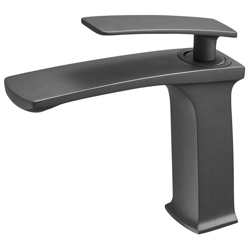 Full Brass 1 Handle Vessel Sink Bathroom Faucet Hot and Cold Water Faucet with Drain