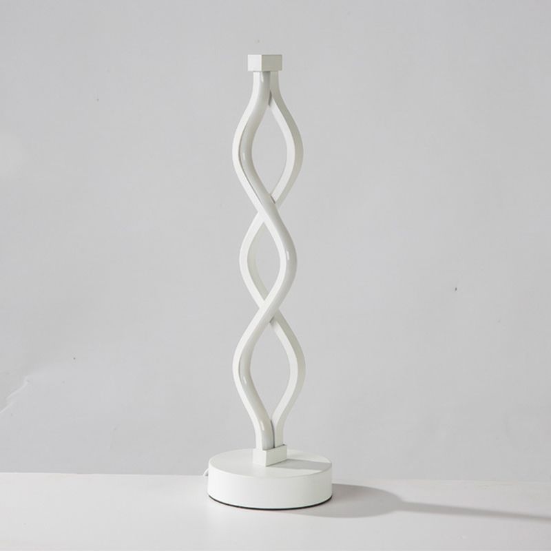 Lámpara de mesa de lectura minimalismo Luz de mesa lineal LED de 1 luces para dormitorio