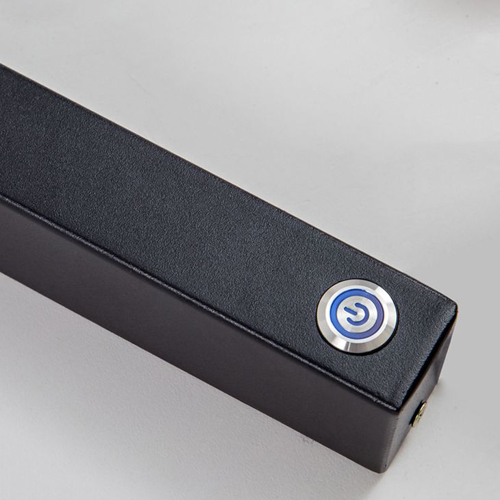 Luz de aluminio nórdica luz geométrica rotatable LED pared apliques para sala de estar