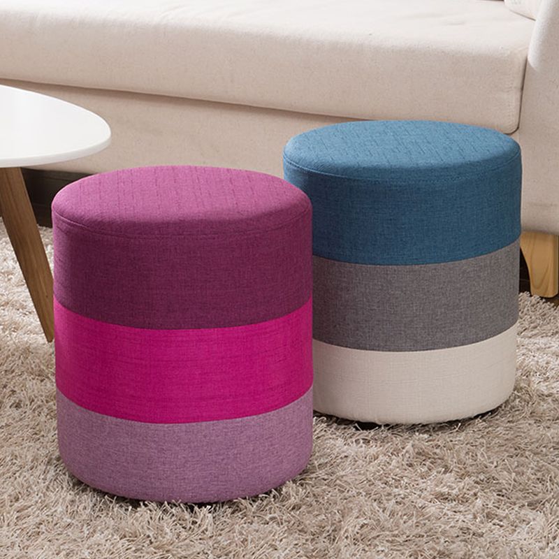 Fabric Standard Stool Contemporary Simple Upholstered Ottoman