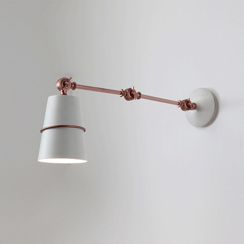 Metal Geometric Shape Wall Light Industrial Style 1 Light Wall Light Sconce