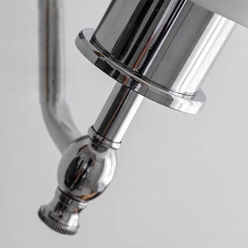 Simple Wall Light Fixture Household Wall Light Sconce with Glass Shade for Bedroom