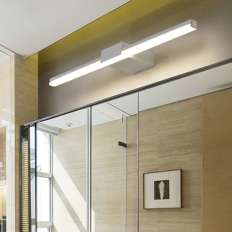 1 Éclairage mural à bande légère de style moderne pour la salle de douche