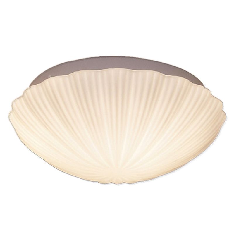 White Flush Mount Ceiling Light Nordic Simple Style Flush Light