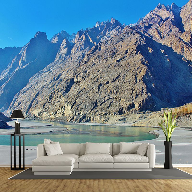 Modern Mountain Landscapes Mural Wallpaper Environmental Living Room Decoration