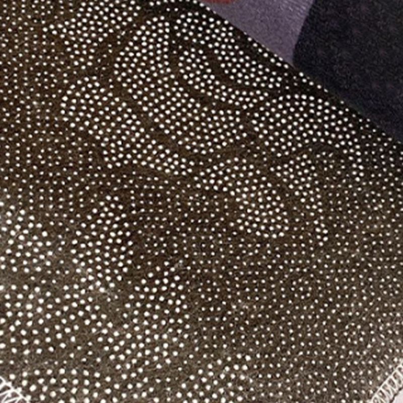 Orange Modern Carpet Polyester Striped Carpet Washable Carpet for Home Decoration