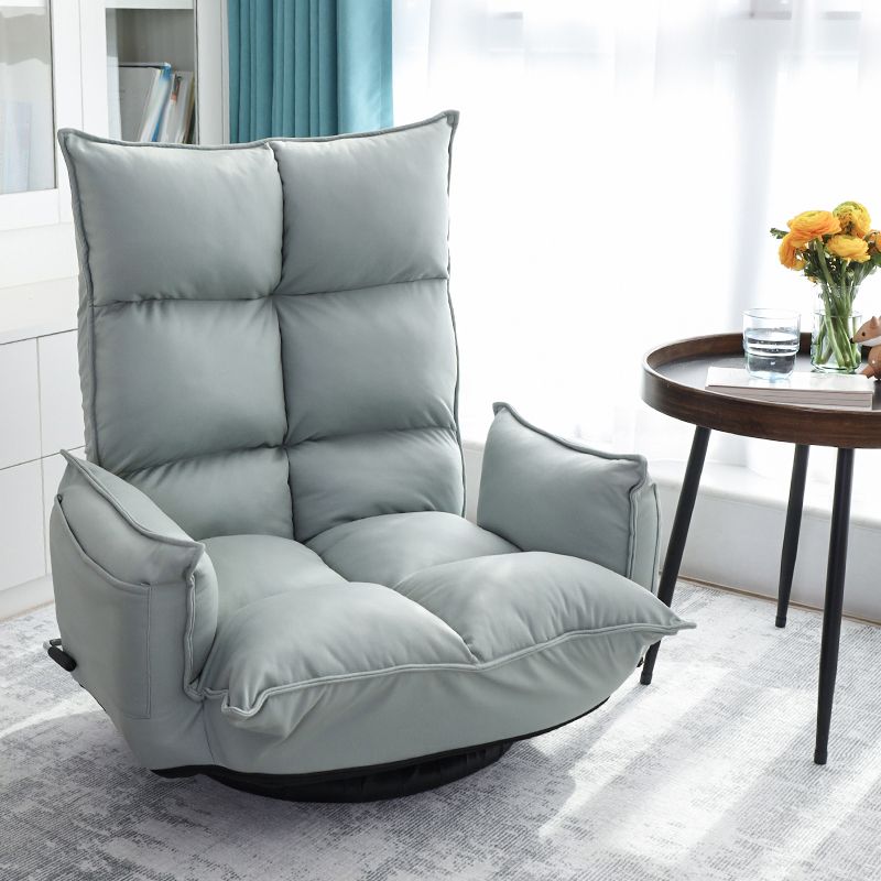 Rocking Standard Recliner Contemporary Style Solid Color Recliner Chair