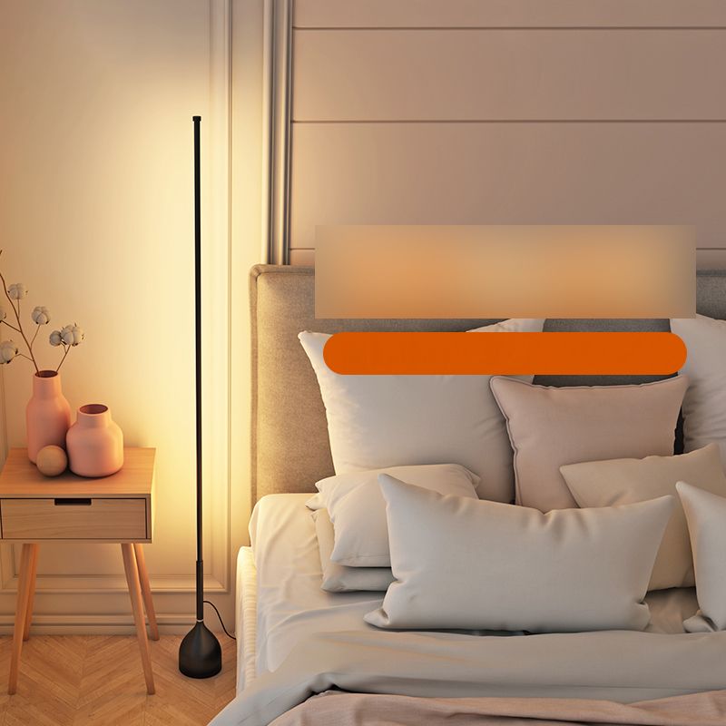 Moderne Bodenleuchte Form LED -Bodenboden Lampe mit Kieselgel Schatten für Schlafzimmer