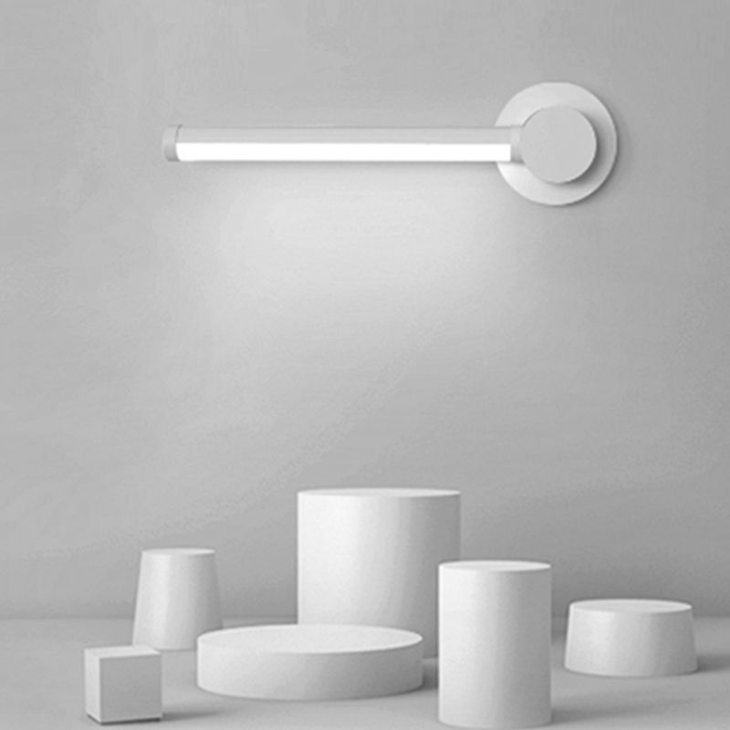 Metal lineare a forma di parete sconce moderna moderna illuminazione a monte a parete singola