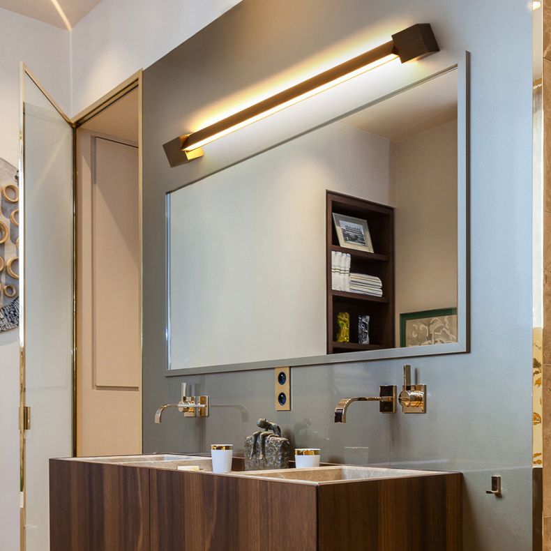 Moderna luce a parete a 1 luci a 1 lughiplo a parete lineare a parete lineare per il bagno
