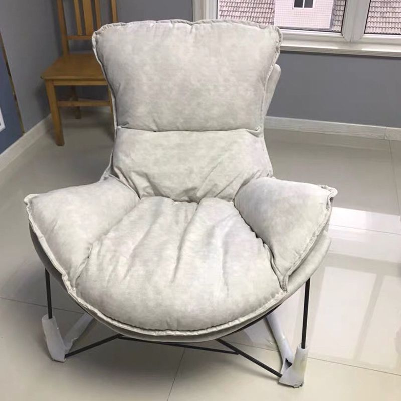 Faux Leather Armless Lounge Chair 34.25" L x 37.40" W x 34.64" H Cushion Back Chair