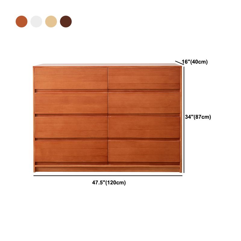 15.74" Wide Accent Chest Pine Rectangle Standard Chest with Drawers