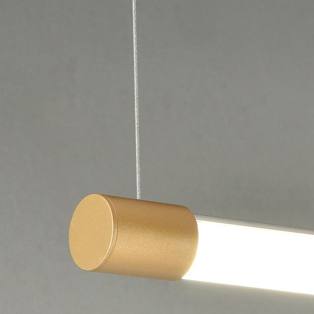 Linear Island Lighting Island Light Fixture Modern Pendant Light Acrylic