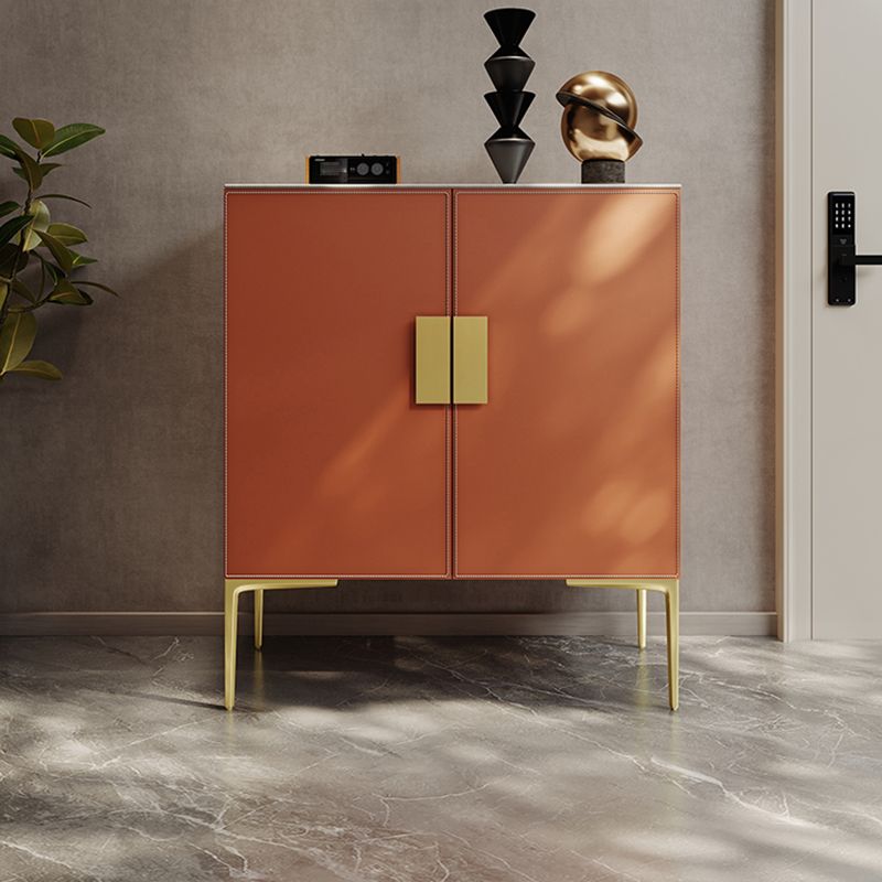 Orange Cabinet Standard 33.46" Tall Accent Cabinet with Doors