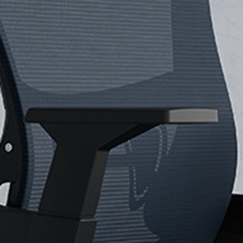 High Back Office Chair Rotatable Black Mesh Desk Chair with Adjustable Arm