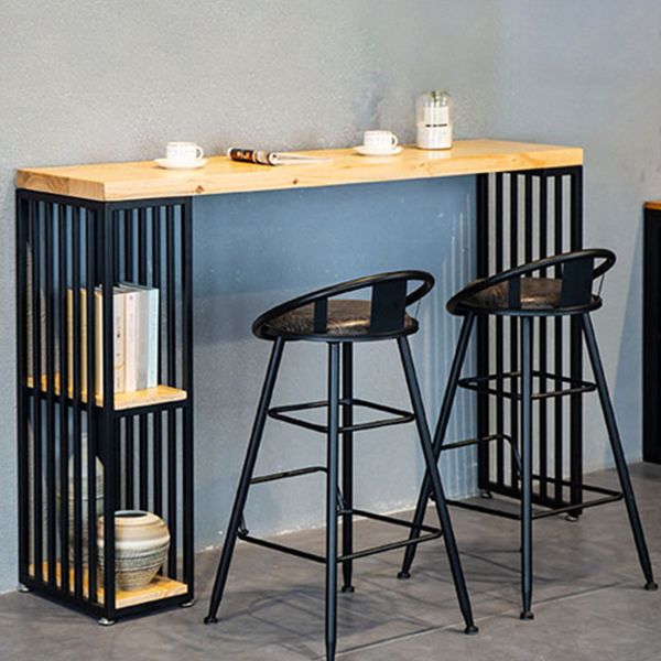 1/3/5 Pieces Pub Table Set Rectangular Bar Stool and Table Set