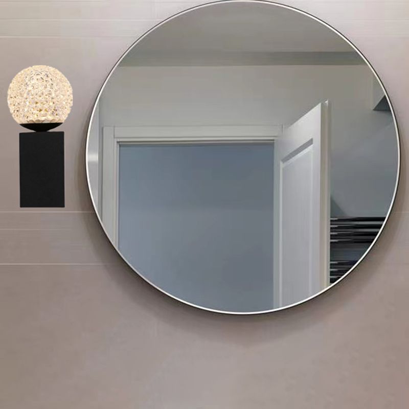 Modern Bath Vanity Lighting Acrylic Black/Golden Wall Light for Bathroom