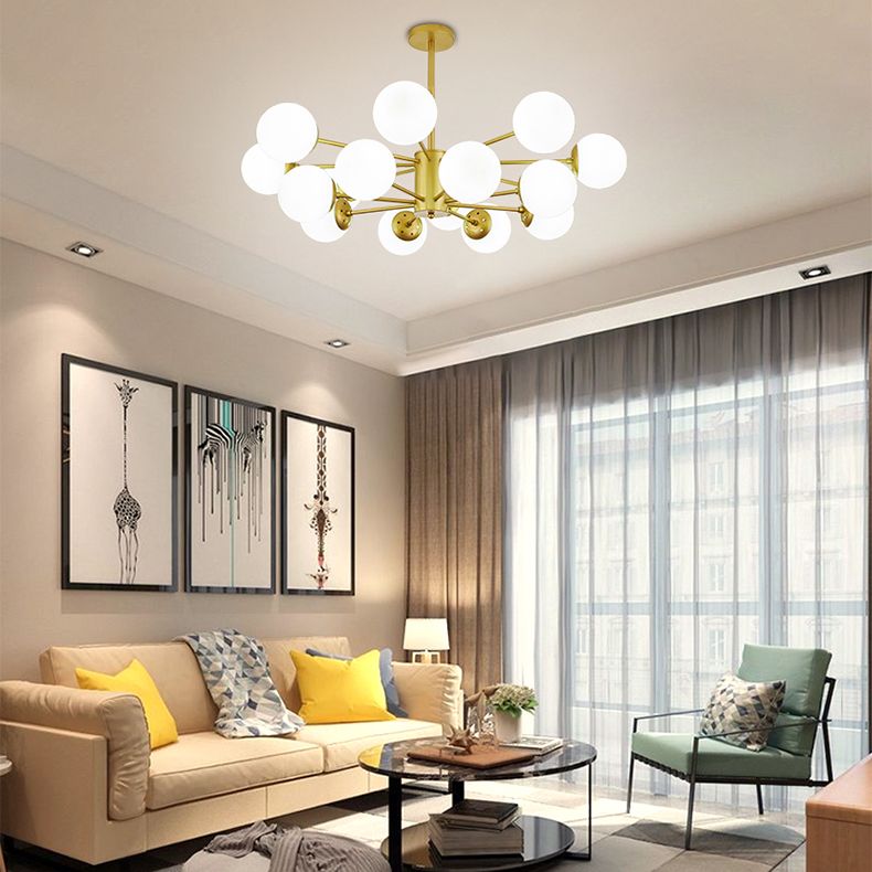 Glass Contemporary Nordic Pendant Lighting Fixtures Sputnik Hanging Lights