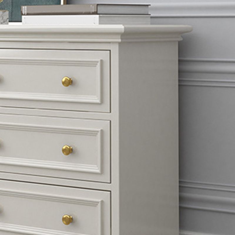 Ornate Traditional Double Dresser Birch Storage Chest with Drawers for Bedroom