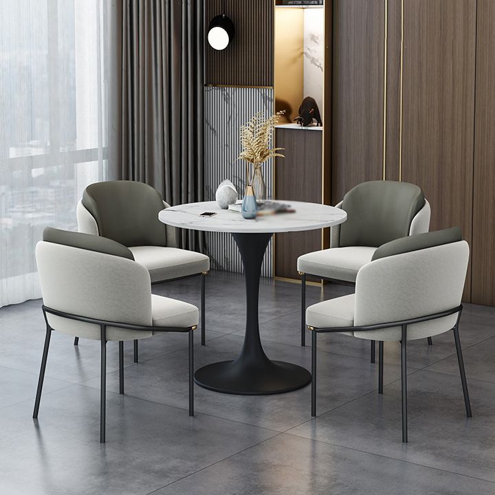 Moderne faux marmeren eetkamer set 1/2/3/5 stukken eetmeubilair set/aparte items