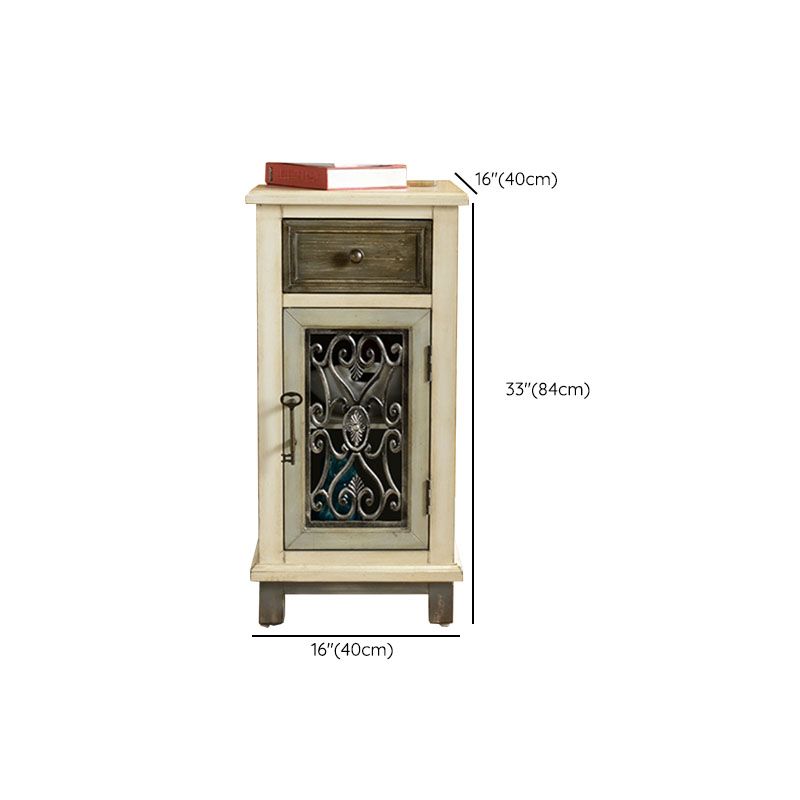 Traditional Vertical Combo Dresser Wood Storage Bachelor Chest for Home