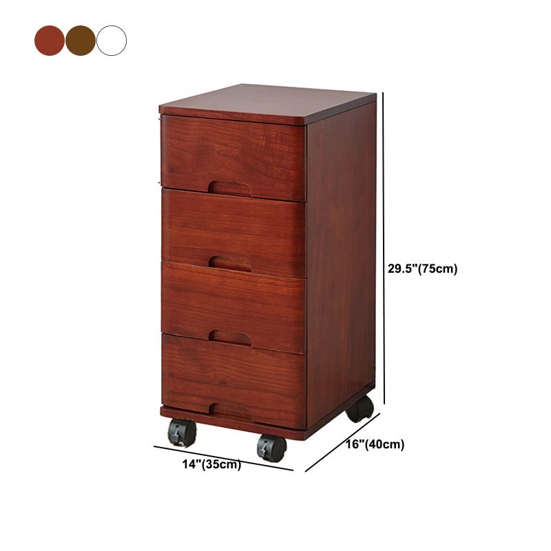 Modern Standard Accent Chest Wooden Chest with Soft Close Drawers