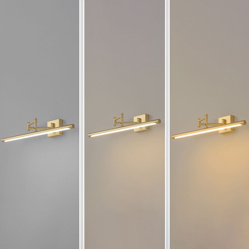 Moderni tubi in stile minimalista Luci da vanità montate a parete con il bagno