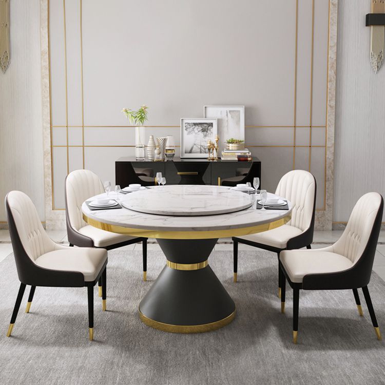 Glam 1/4/5/7/9 Pieces Dining Set Sintered Stone Dining Table Set for Home Use