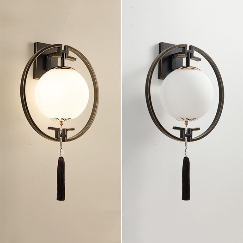 Éclairage de mur en métal à style simple à 1 lumière