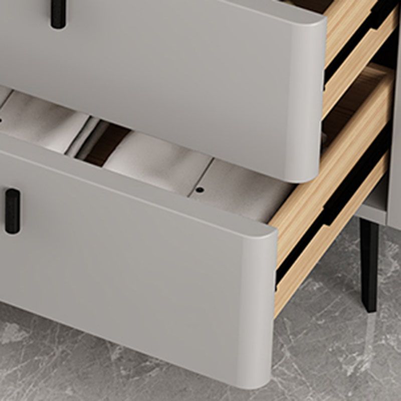 Contemporary Stone Top Storage Chest 15.75" Width Dresser for Bedroom