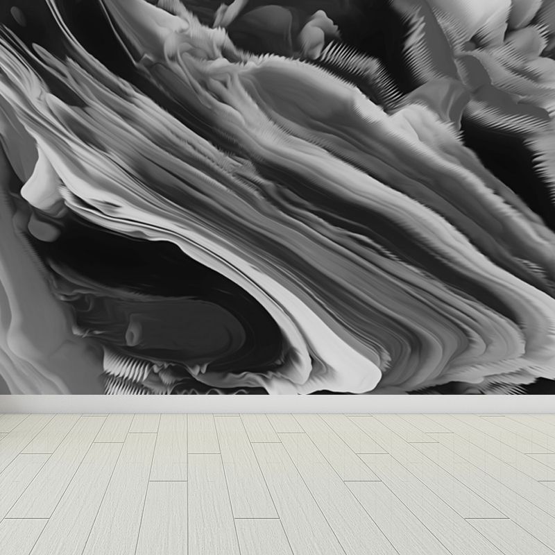 3D Cloud Abstract Pattern Mural Modern Water-Proof Living Room Wall Decor, Custom Size