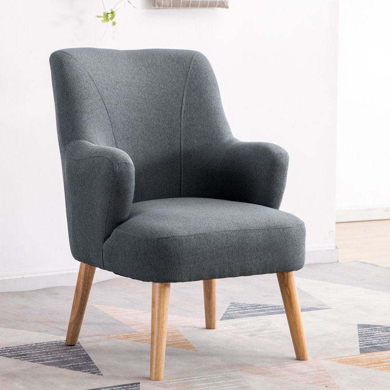 Linen Chair 25.5" L x 26.7"W x 35.8"H Arms Included Chair for Living Room