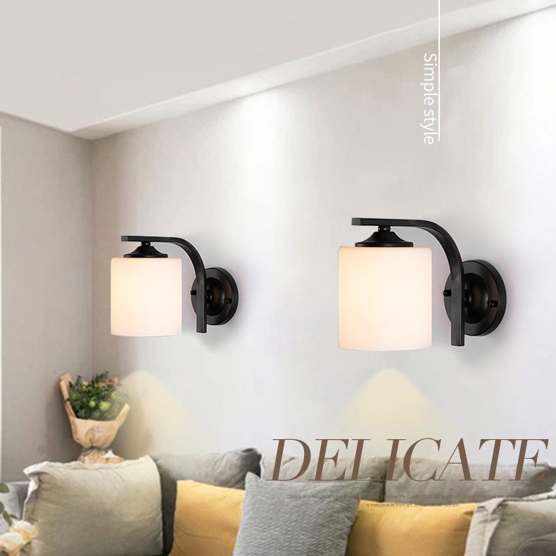 1-Licht-Halbzylinder Wandleuchte modern