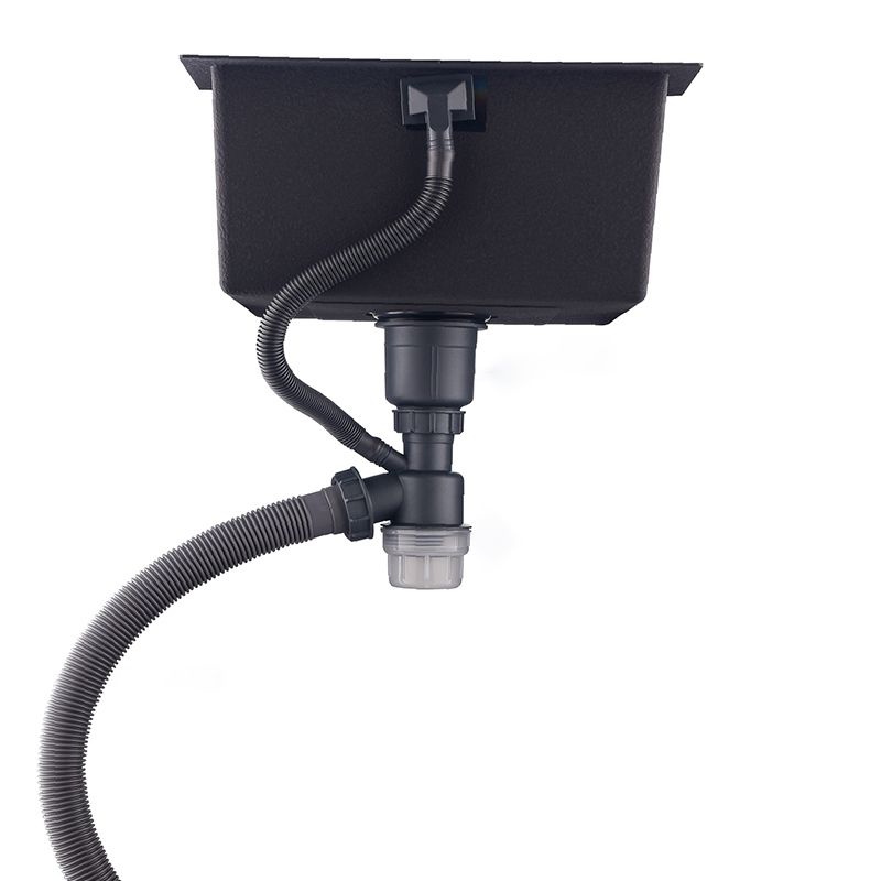 Rectangle Stainless Steel Sink Kitchen Sink with Drain Assembly(Not Including Faucet)