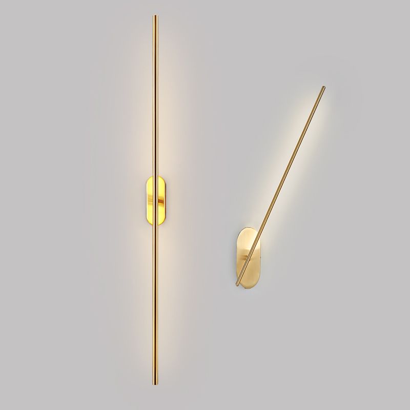 Rotatable Linear Wall Sconce Nordic Style Copper Sconce Wall Light