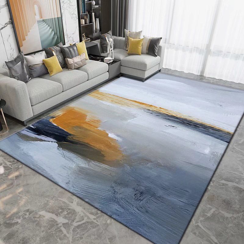 Eenvoud Area tapijt trendy polyester abstract patroon binnen tapijt niet-slip tapijt voor woonkamer