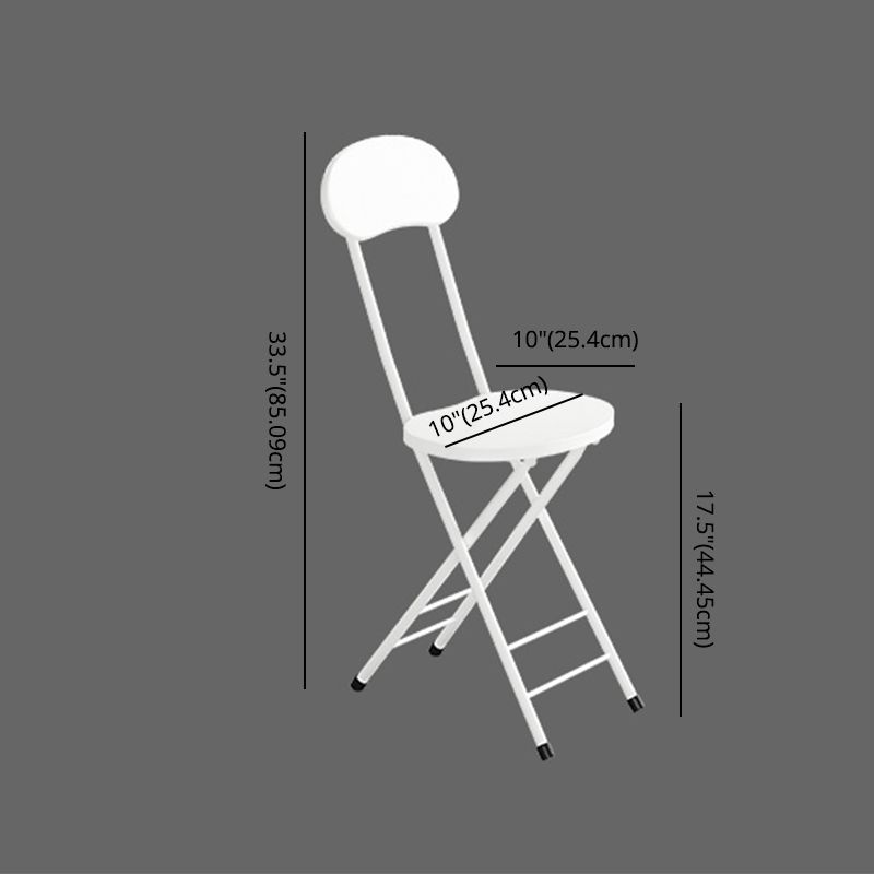 Modern Style Wooden Dining Room Set with Round Table Space-Saving Design Dining Table Furniture