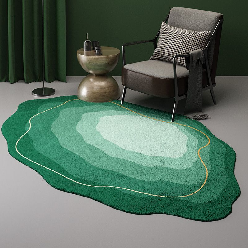 Minimalist Transitional Print Carpet Polyester Indoor Carpet Stain Resistant Rug for Home Decoration