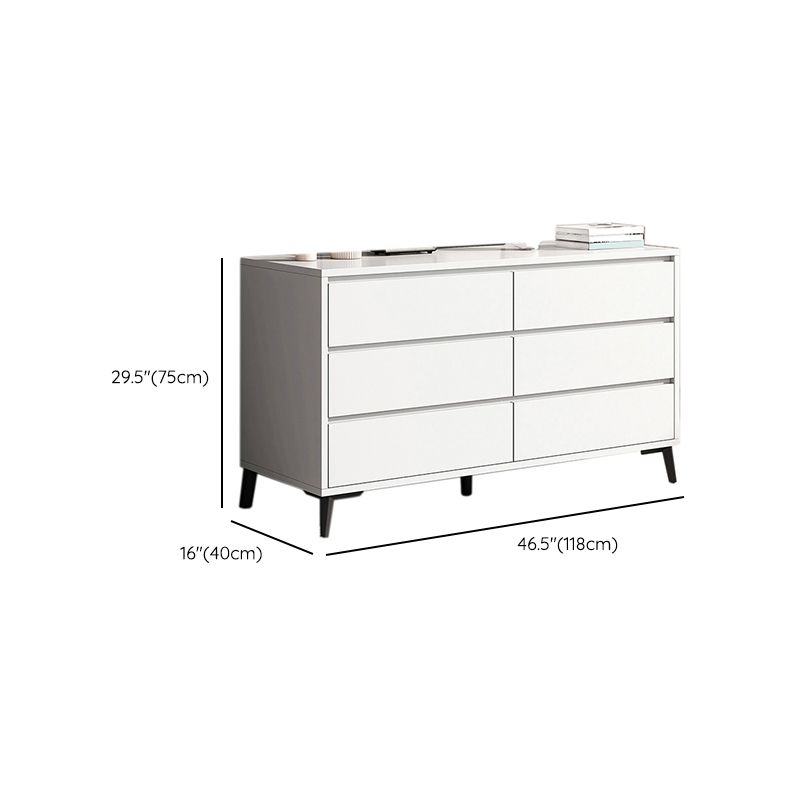 Contemporary Manufactured Wood Accent Chest Standard Straight Legs Accent Chest