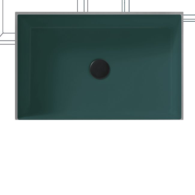 Modern Undermount Bathroom Sink Rectangular Undermount Bathroom Sink with Overflow